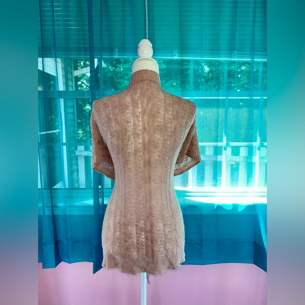 Maurices Blush Pink Open Front Drape Knit Cardigan Duster Size Women’s 3X - Picture 3 of 7